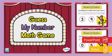 Guess My Number Game at Math Cats.